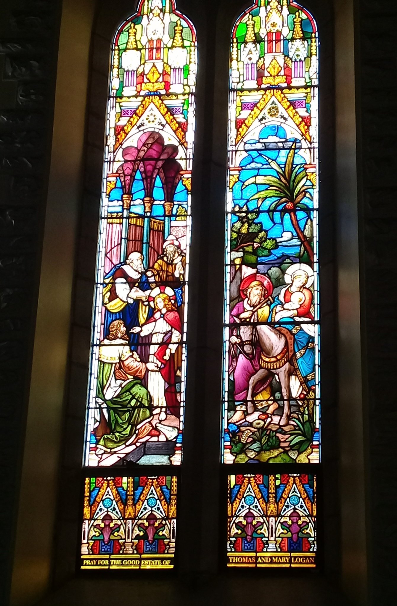 Chapel stained glass windows